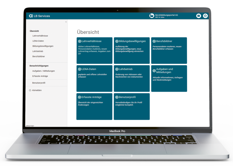 Zum Berufsbildungsportal SG